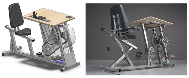 Move Over Treadmill Desk Pedal Power Gives You A Workout And